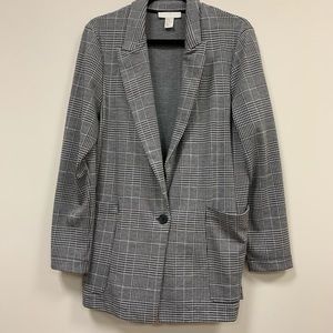 Patterned Cloth Suit Jacket